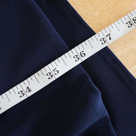 NWT Lauren Ralph Lauren Navy Sleeveless Lace Panel Fit & Flare Dress‎  Size 10P - Picture 11 of 11